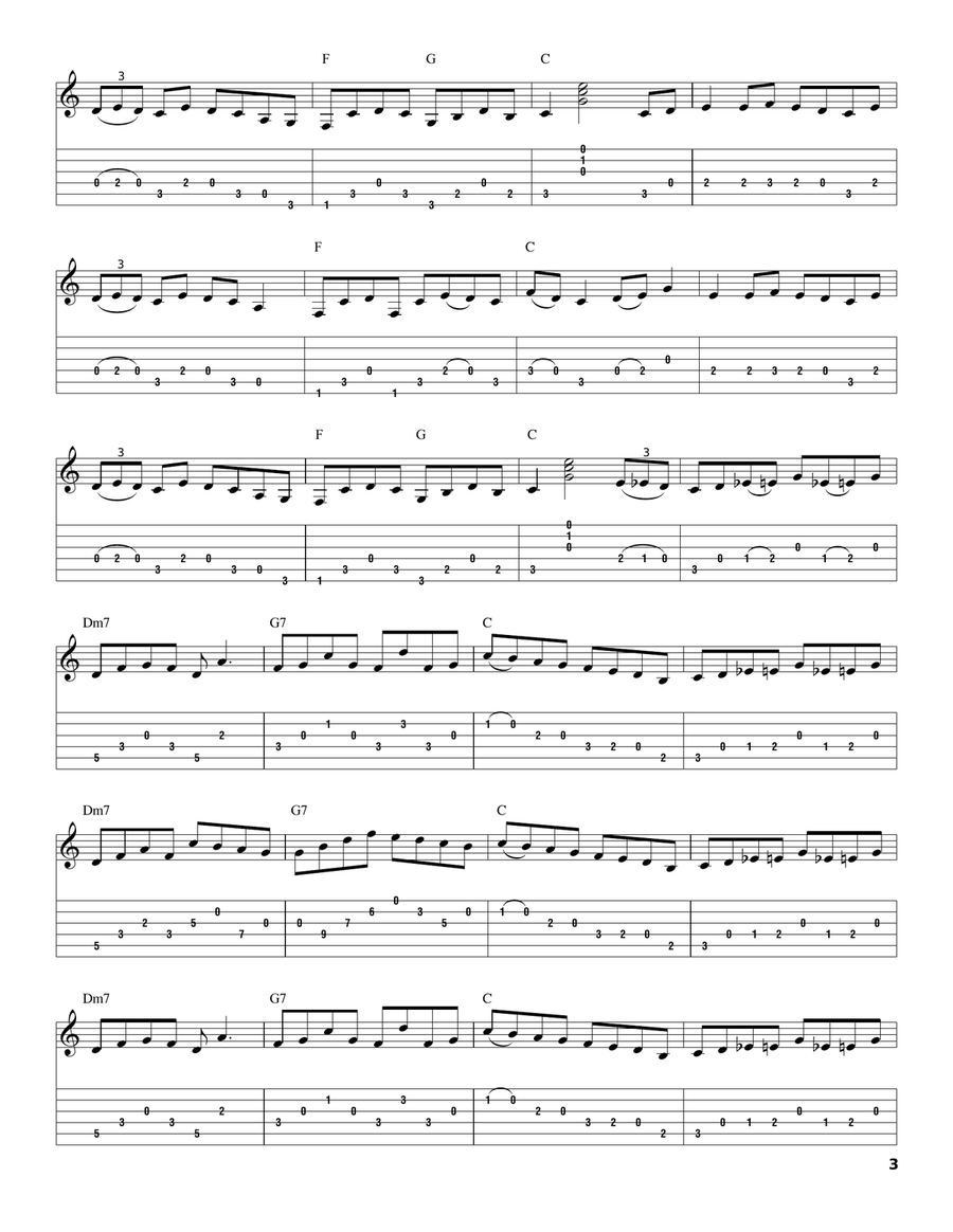 St. Anne's Reel Guitar Solo scores gallery preview page 3