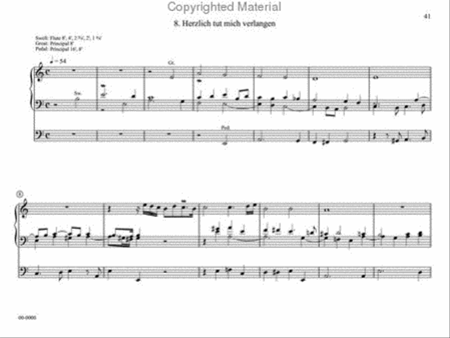 Chorale Preludes of Dietrich Buxtehude Organ scores gallery preview page 8