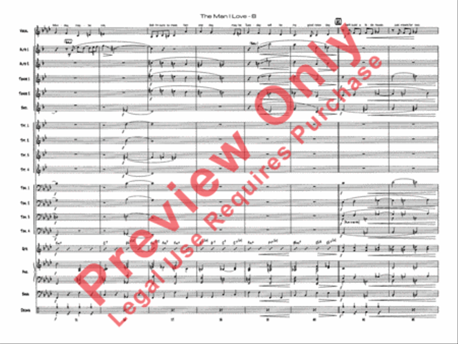 The Man I Love The Man I Love Jazz Ensemble scores gallery preview page 11
