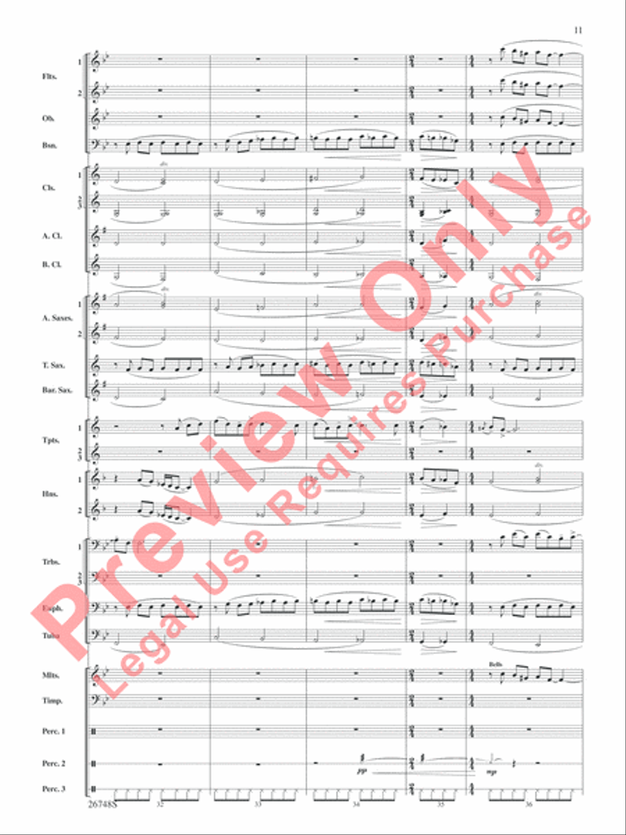Cotton Ferry Expedition Concert Band scores gallery preview page 12