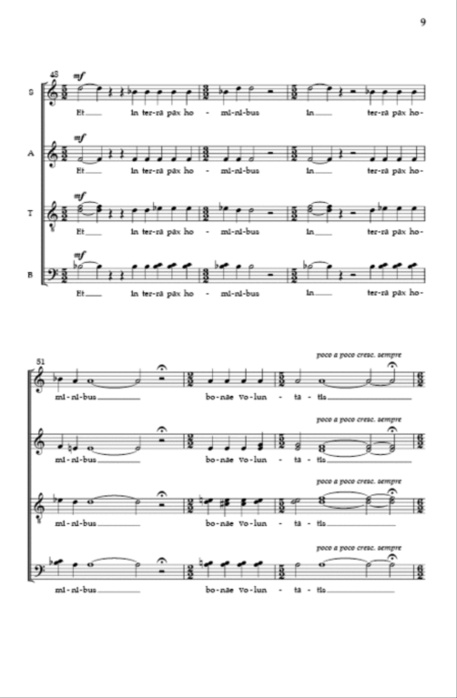 Gloria SSAATTBB scores gallery preview page 8