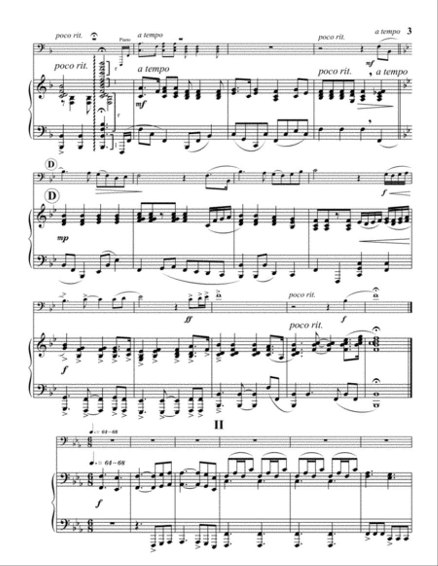 Sonatina Euphonium scores gallery preview page 3
