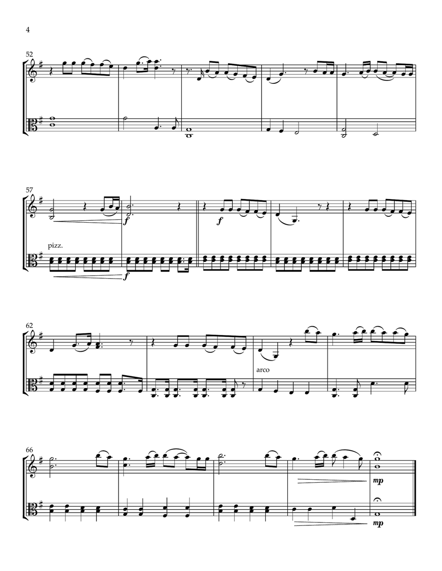 Goodness Of God String Duet scores gallery preview page 5