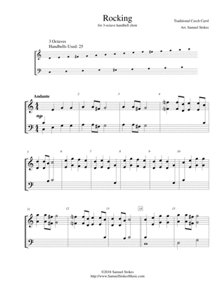 Rocking (Czech Christmas Carol) - for 3-octave handbell choir