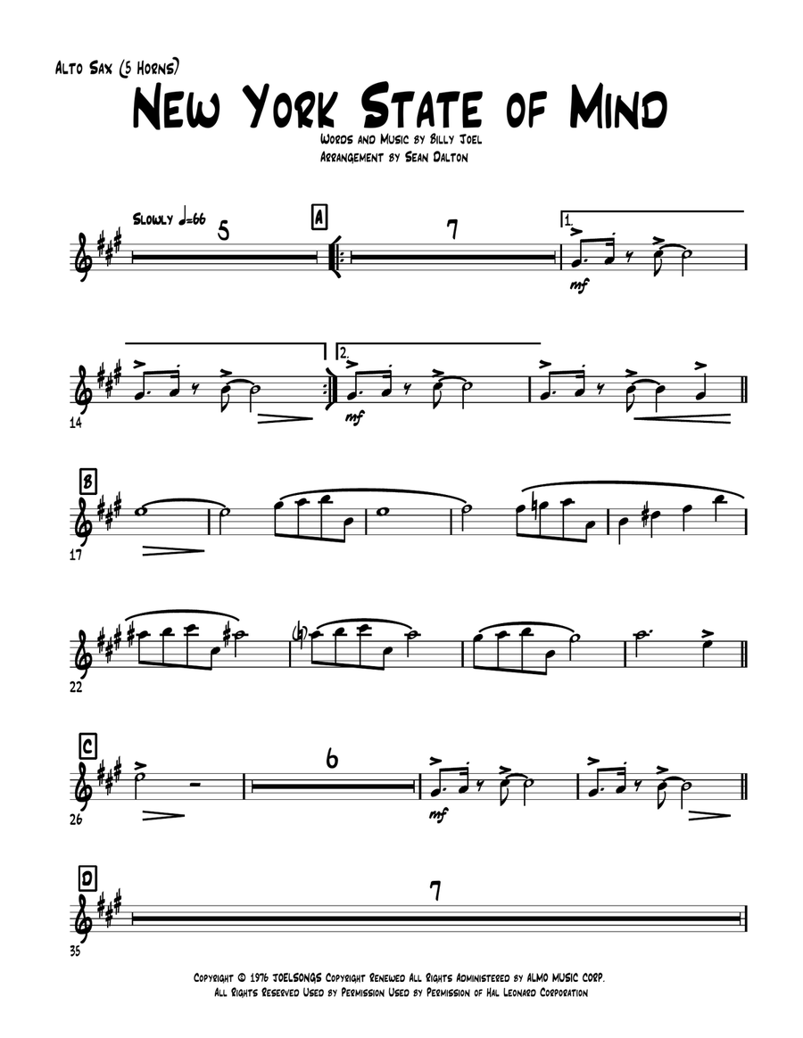 New York State Of Mind Large Ensemble scores gallery preview page 3
