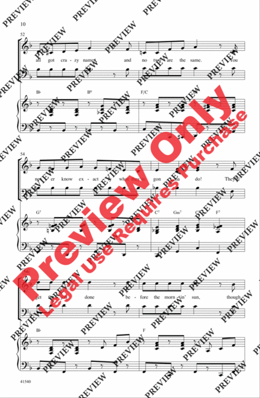 Santa's Crazy Reindeer 4-Part scores gallery preview page 10