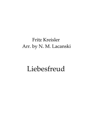 Book cover for Liebesfreud