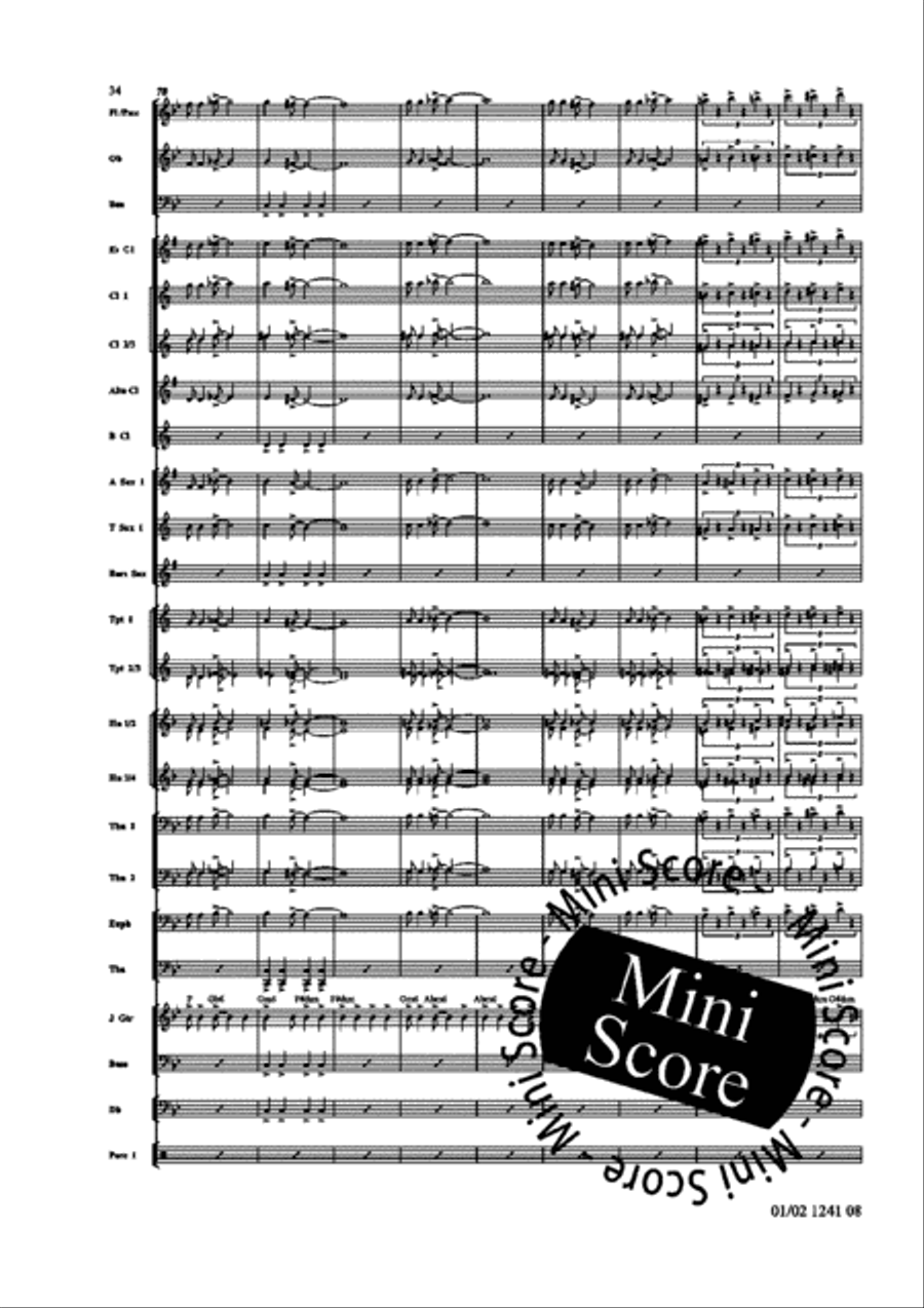 New Baroque Suite Concert Band scores gallery preview page 40