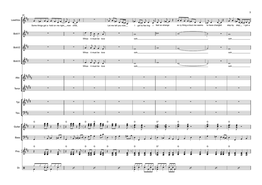 Something's Got A Hold On Me Small Ensemble scores gallery preview page 4