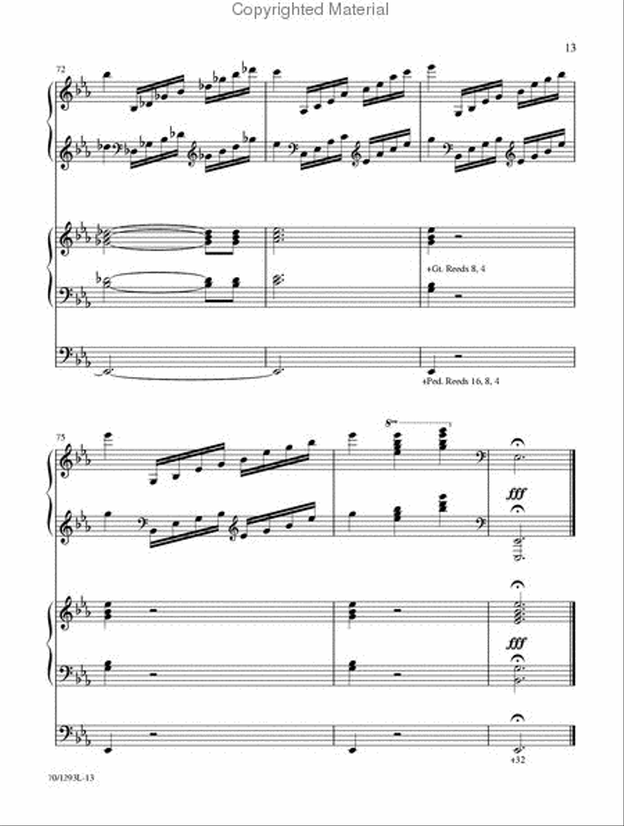 Gather Twogether Organ scores gallery preview page 12
