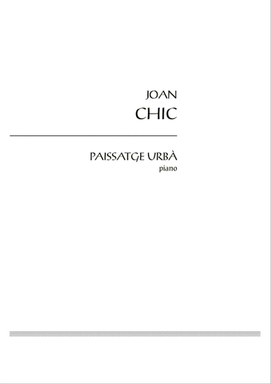 Paissatge urbà Piano Solo scores gallery preview page 3