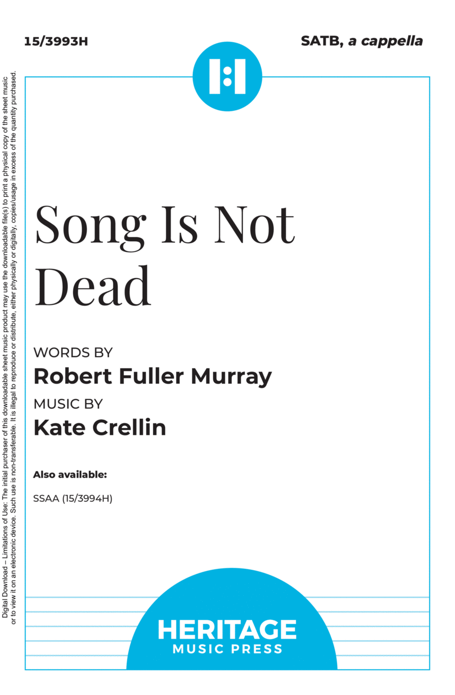 Song Is Not Dead Song Is Not Dead 4-Part scores gallery preview page 1