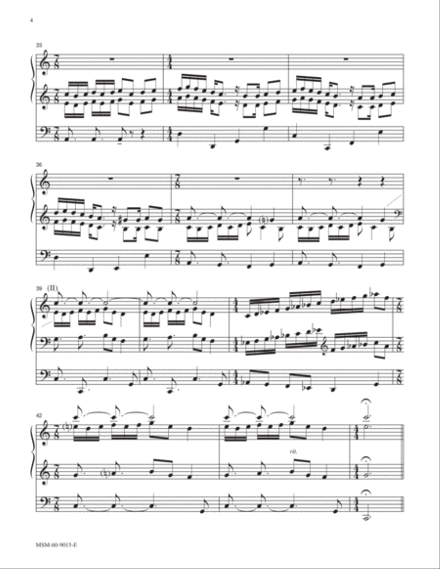 Have No Fear, Little Flock (Downloadable Full Score and Instrumental Parts) Choir scores gallery preview page 4