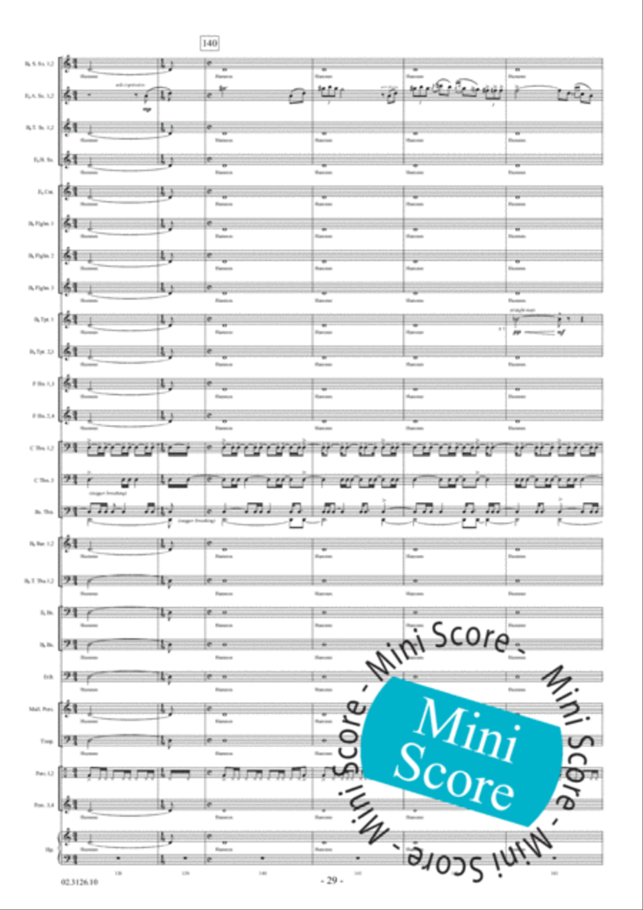 Migyur Fanfare Band scores gallery preview page 35