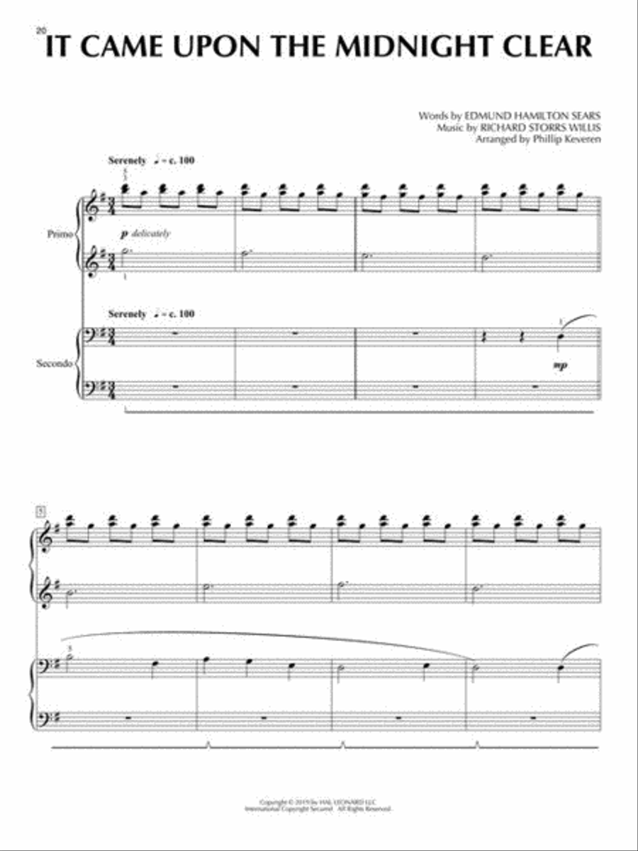 Sacred Christmas Duets 1 Piano, 4-Hands scores gallery preview page 5