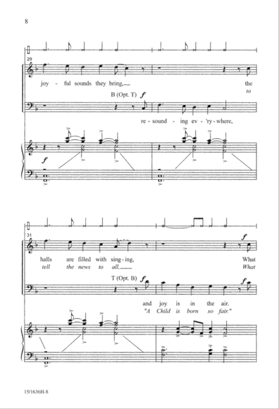 Irish Carol 4-Part scores gallery preview page 9