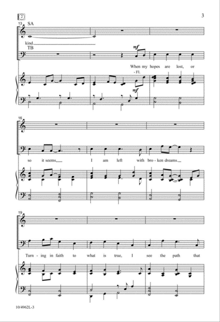 I Know Your Heart of Grace 3-Part scores gallery preview page 3