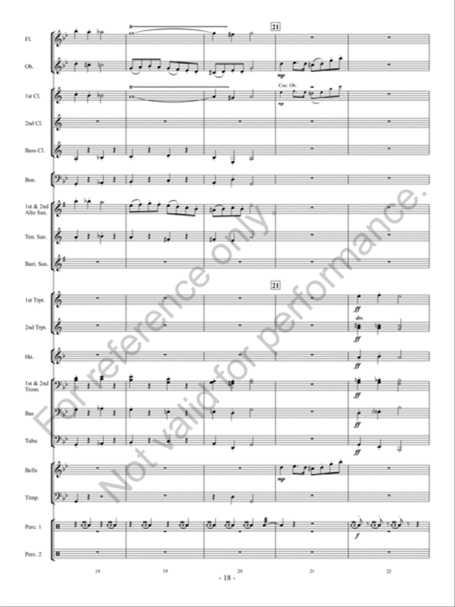 A Haunted Trilogy A Haunted Trilogy Concert Band scores gallery preview page 19