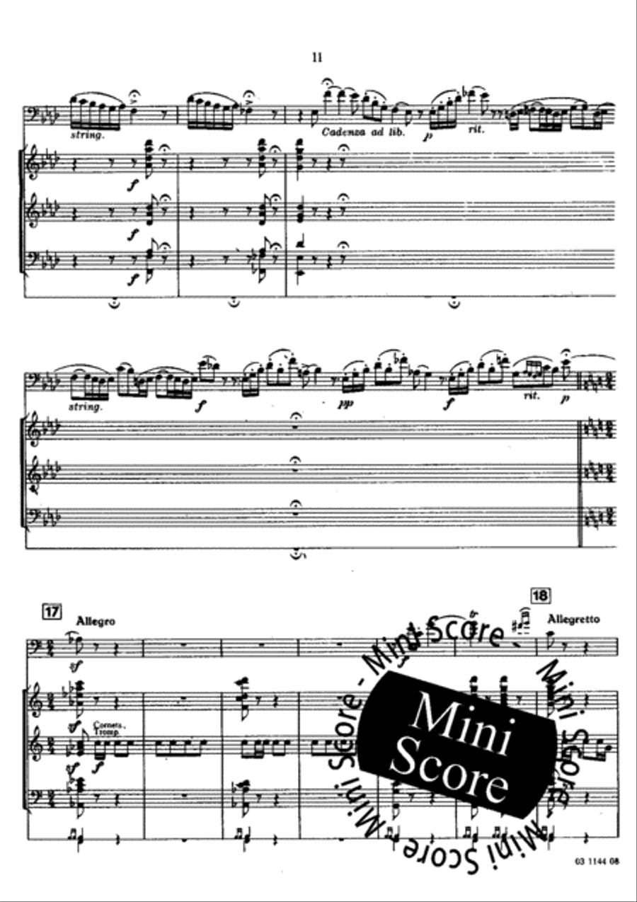 Concert Pour Trombone Concert Pour Trombone Concert Band scores gallery preview page 15