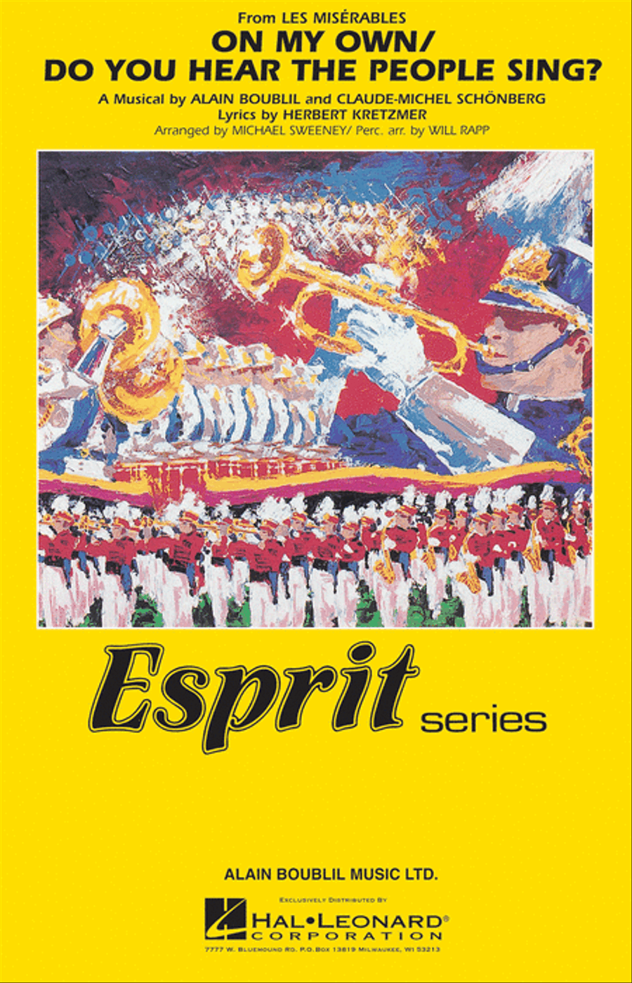 On My Own/Do You Hear the People Sing? (from Les Misérables) Marching Band scores gallery preview page 1