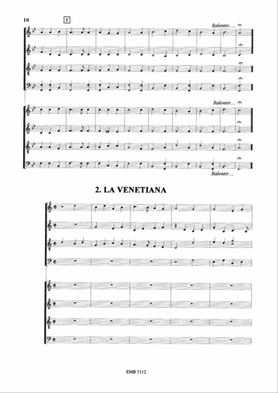 Deux Pieces en Double Choeur