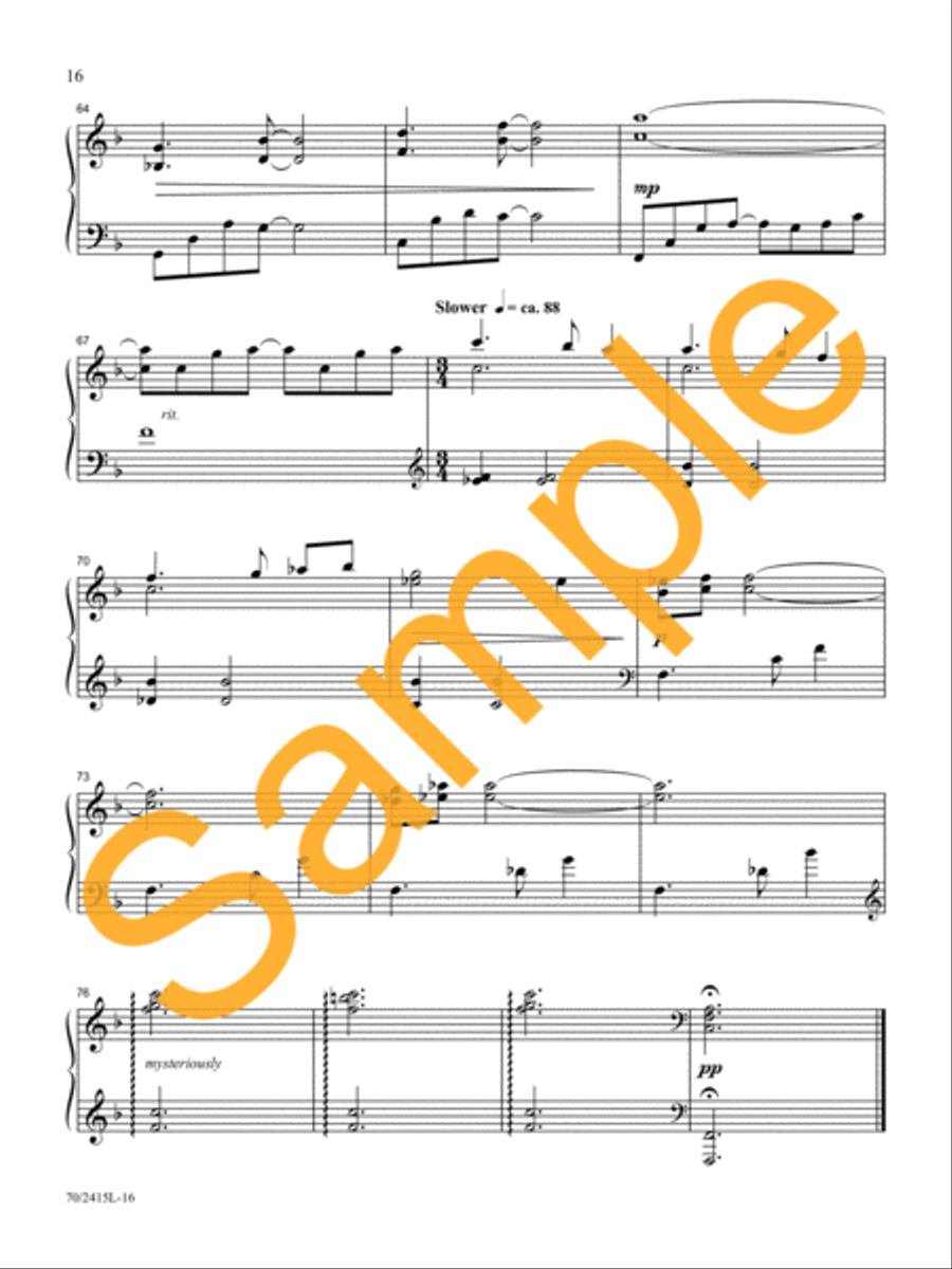 Come, Let Us Adore Him Come, Let Us Adore Him Piano Solo scores gallery preview page 14