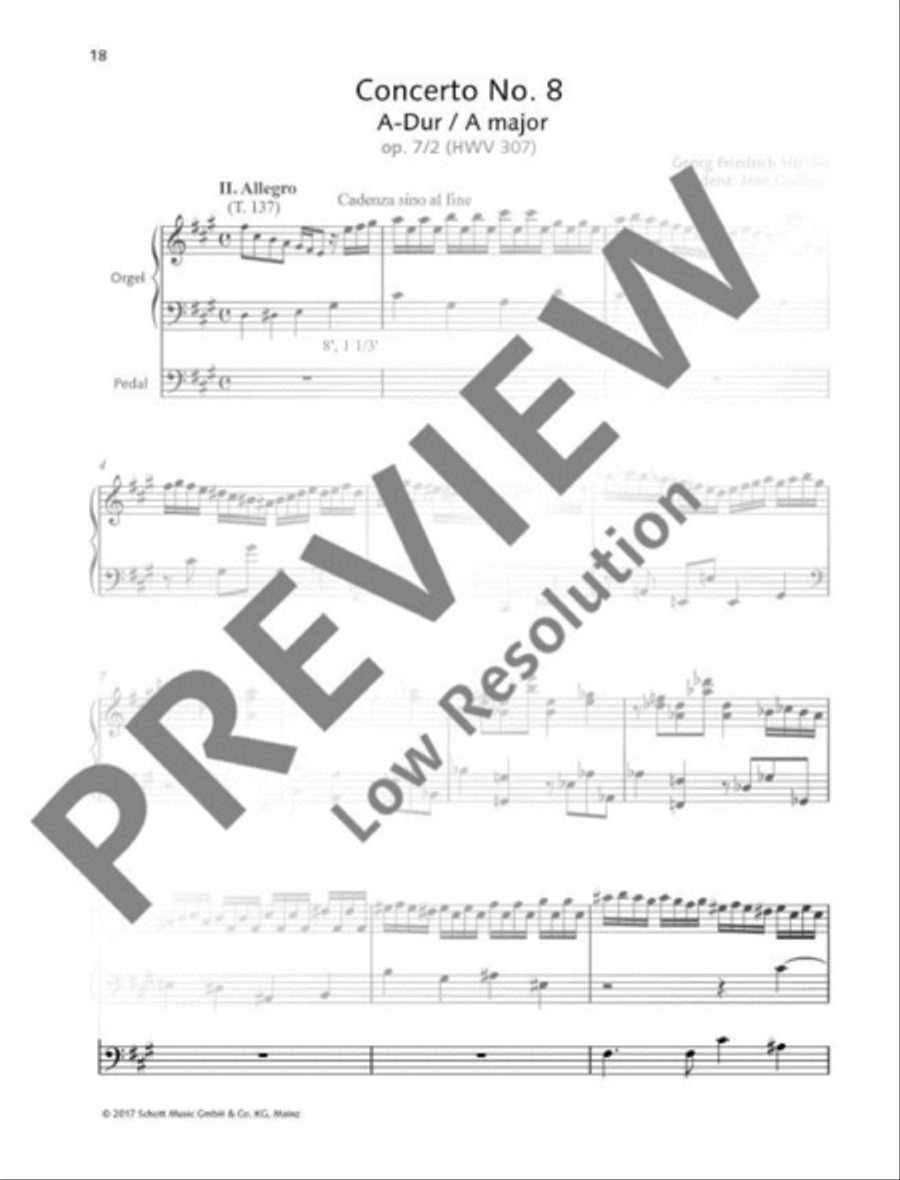 Cadenzas Organ scores gallery preview page 19