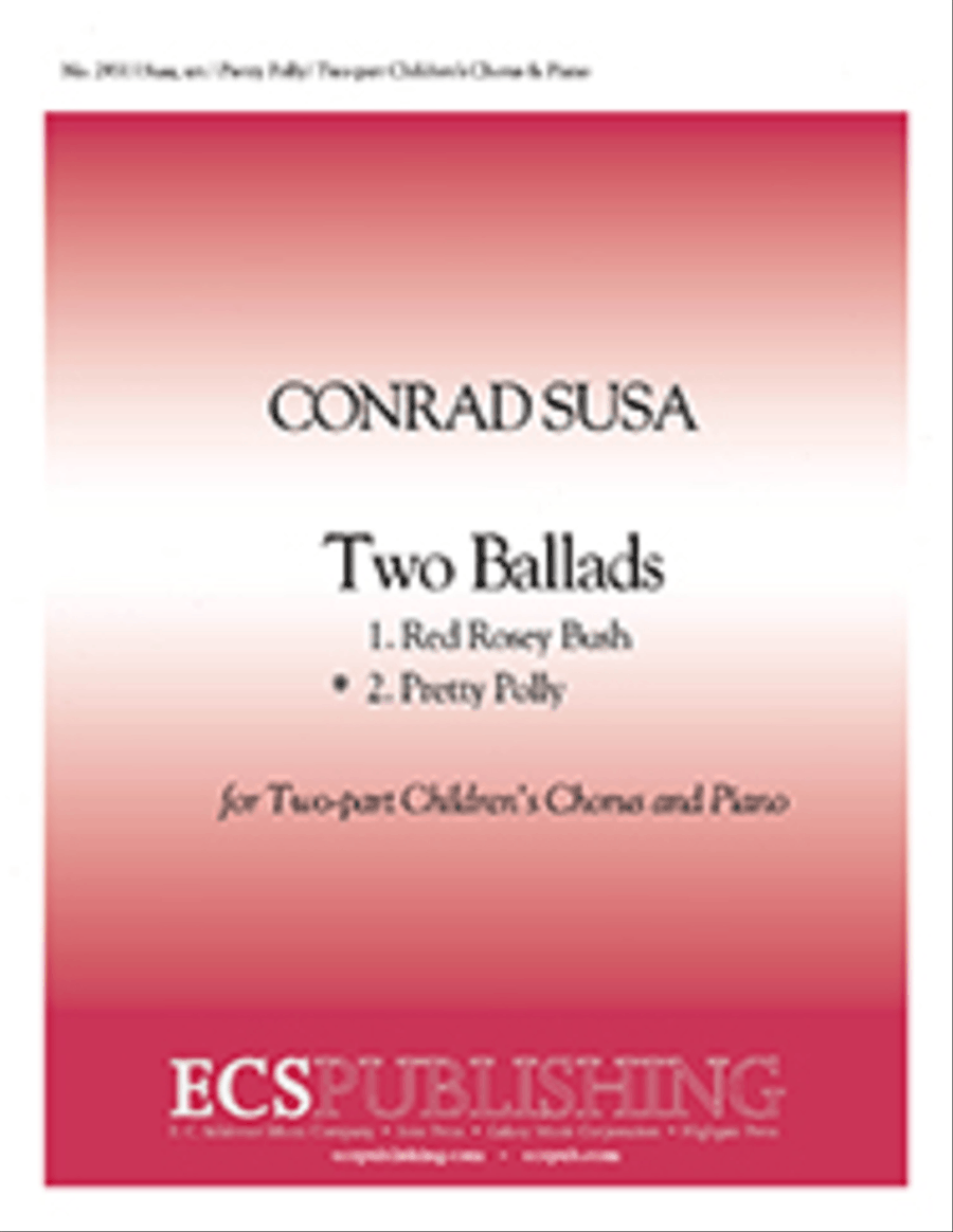 Two Ballads: 2. Pretty Polly 3-Part scores gallery preview page 1