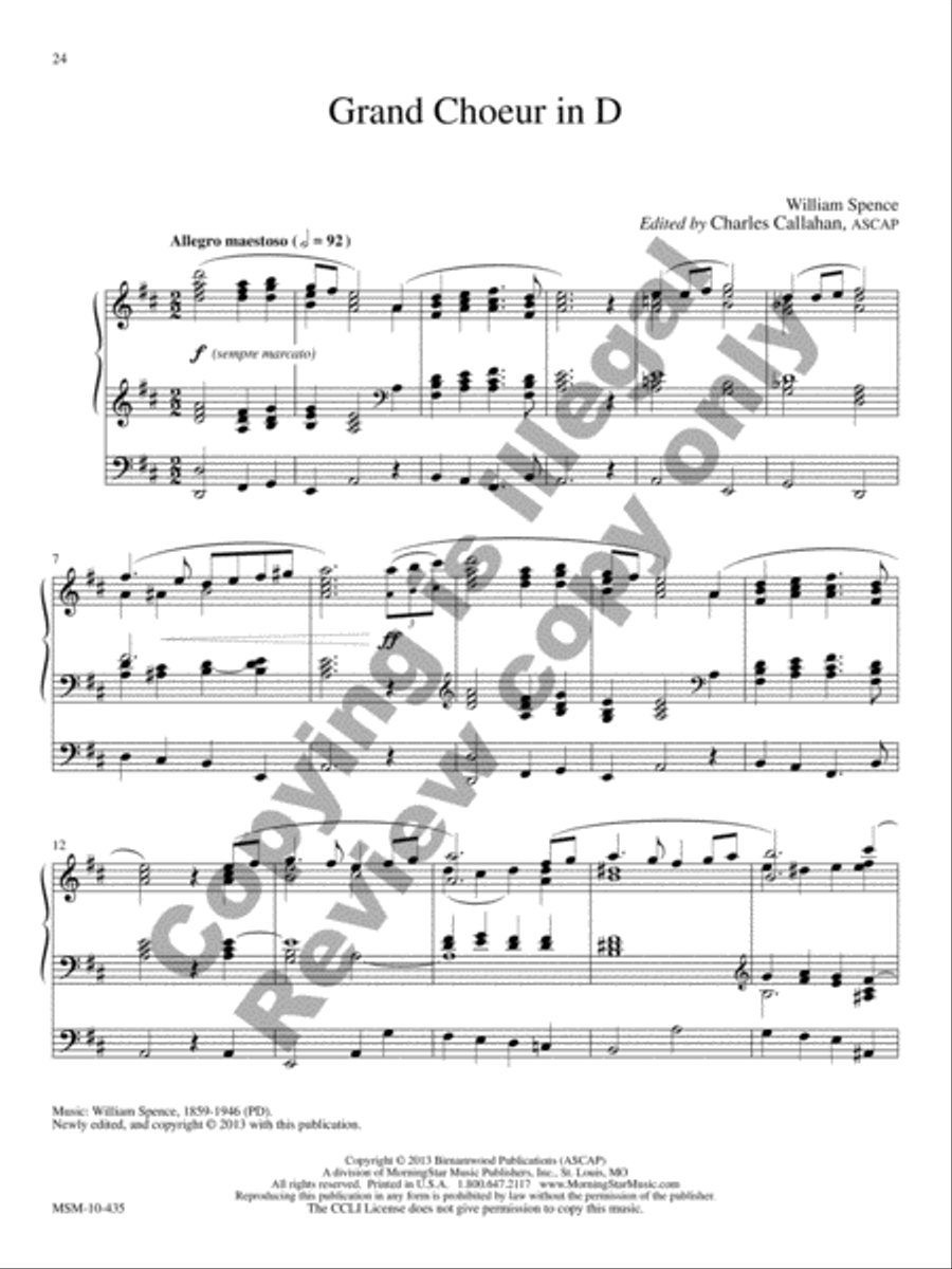 Alleluia Organ scores gallery preview page 8