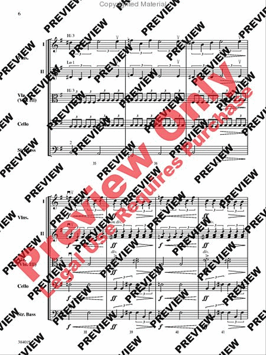 Swan Lake Swan Lake String Orchestra scores gallery preview page 7