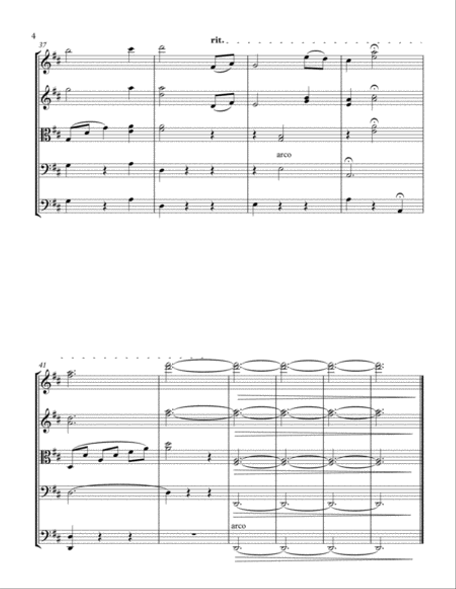 Wedding Song Without Words (string orchestra) String Orchestra scores gallery preview page 4