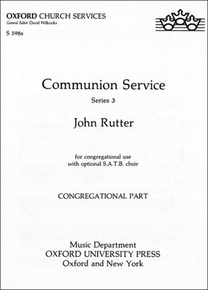 Book cover for Communion Service (ASB Rite A/RC ICEL text)