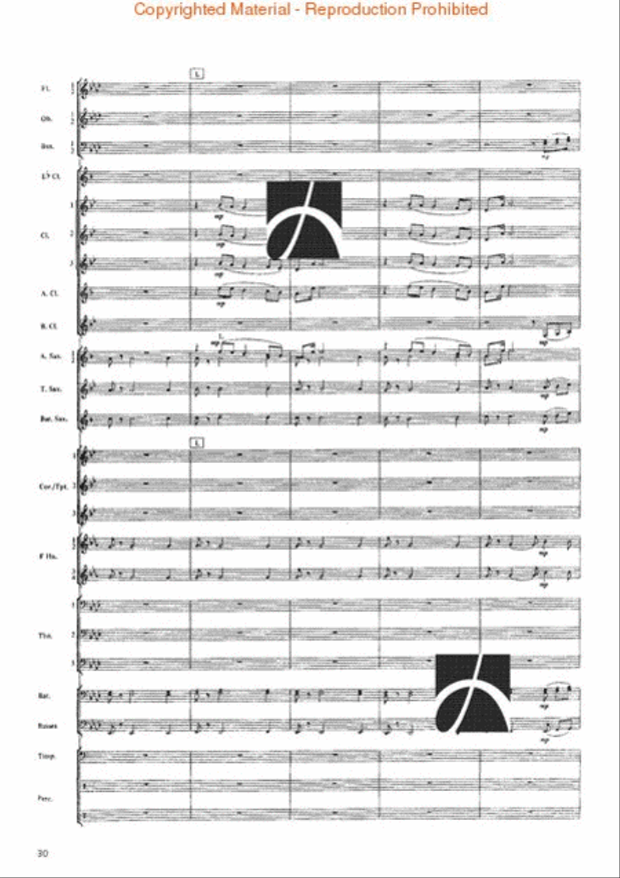 La Storia Concert Band scores gallery preview page 26