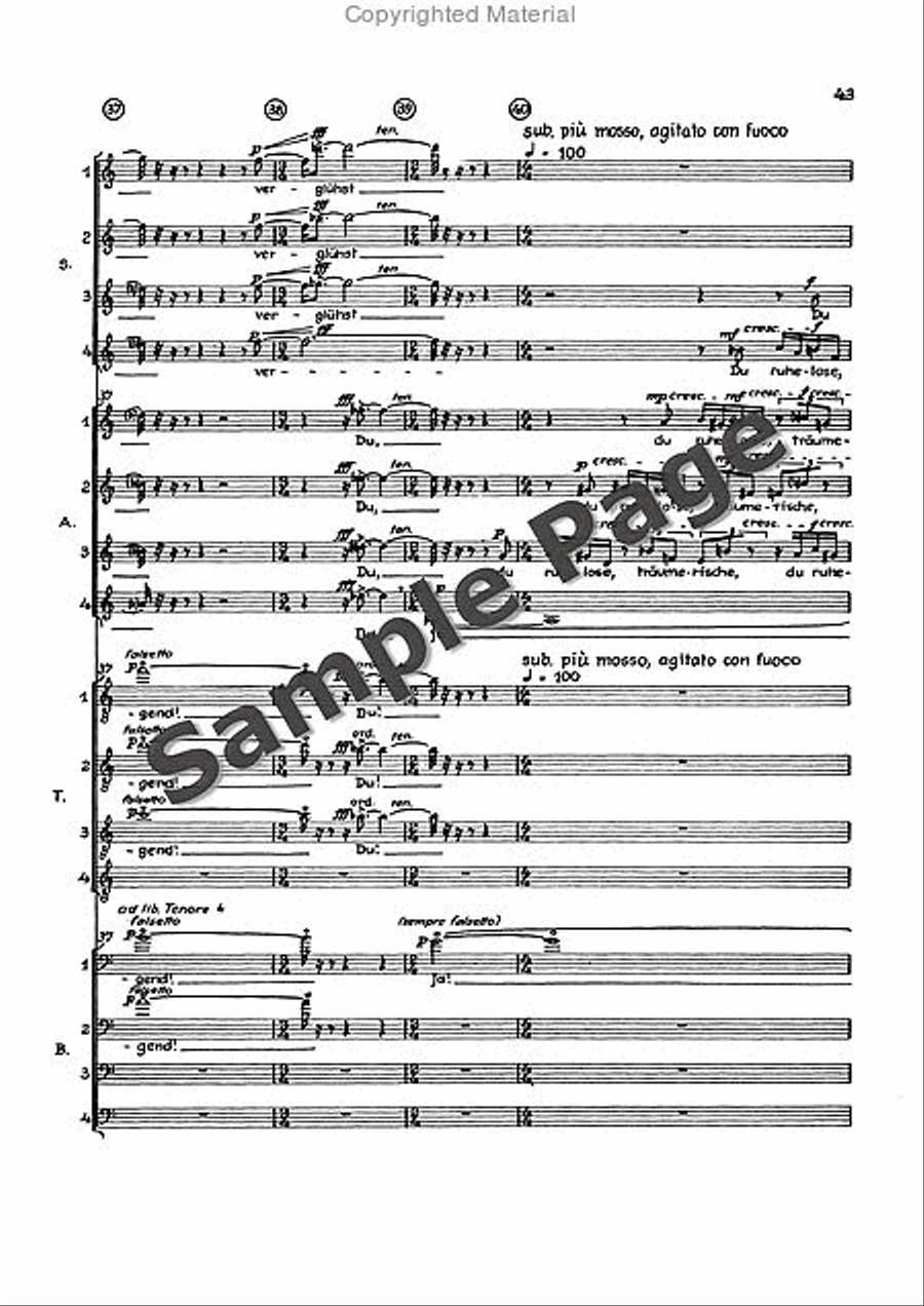 3 Phantasien 4-Part scores gallery preview page 44