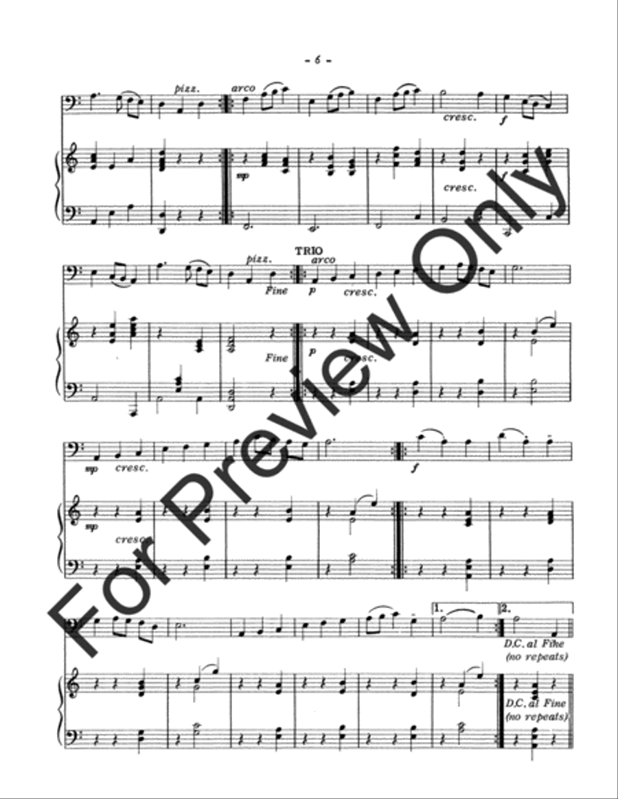 Six For Bass Double Bass scores gallery preview page 8