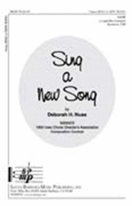 Book cover for Sing A New Song - SATB Octavo