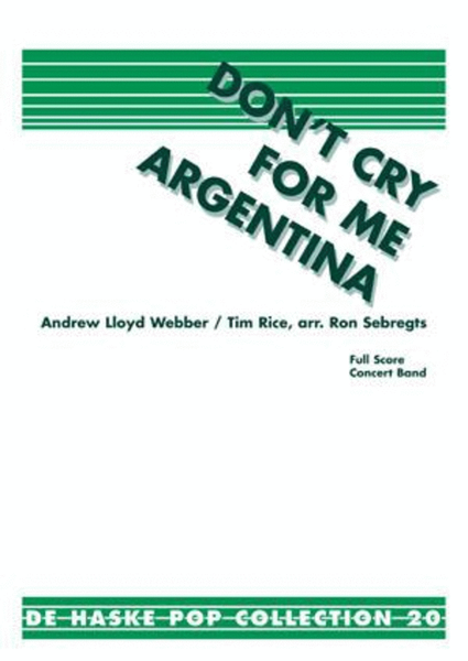 Don't Cry For Me Argentina