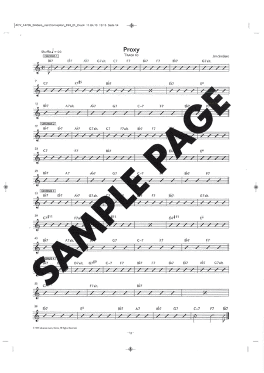 Jazz Conception -- Bass Lines CD scores gallery preview page 2