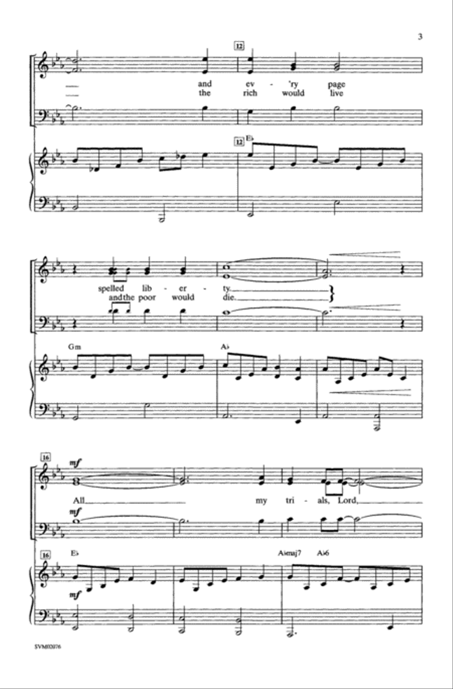 All My Trials 3-Part scores gallery preview page 3