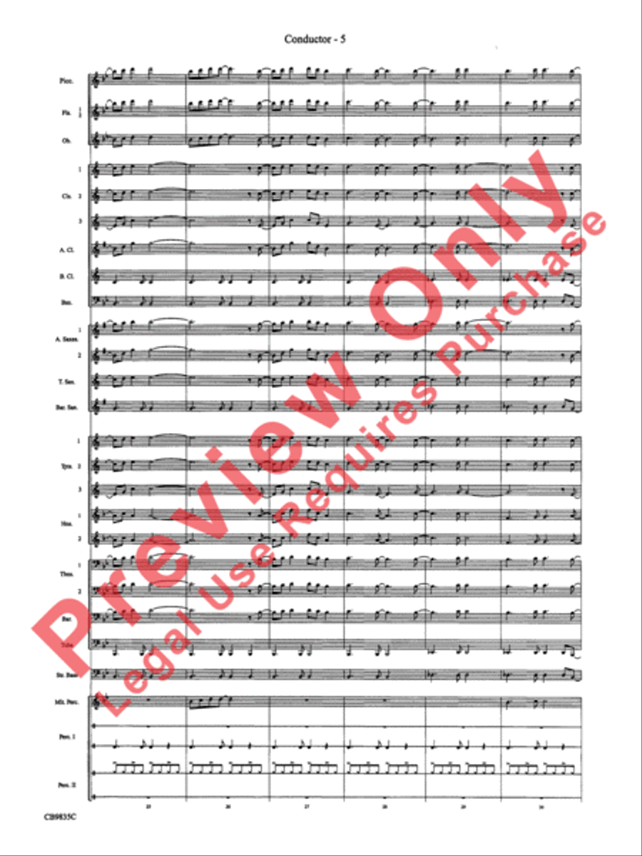A Charlie Brown Christmas Concert Band scores gallery preview page 8