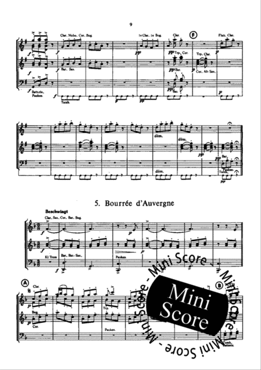 Nach Franzosischer Art Nach Franzosischer Art Concert Band scores gallery preview page 11