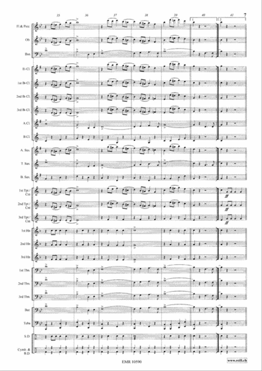 Happy Times Concert Band scores gallery preview page 8