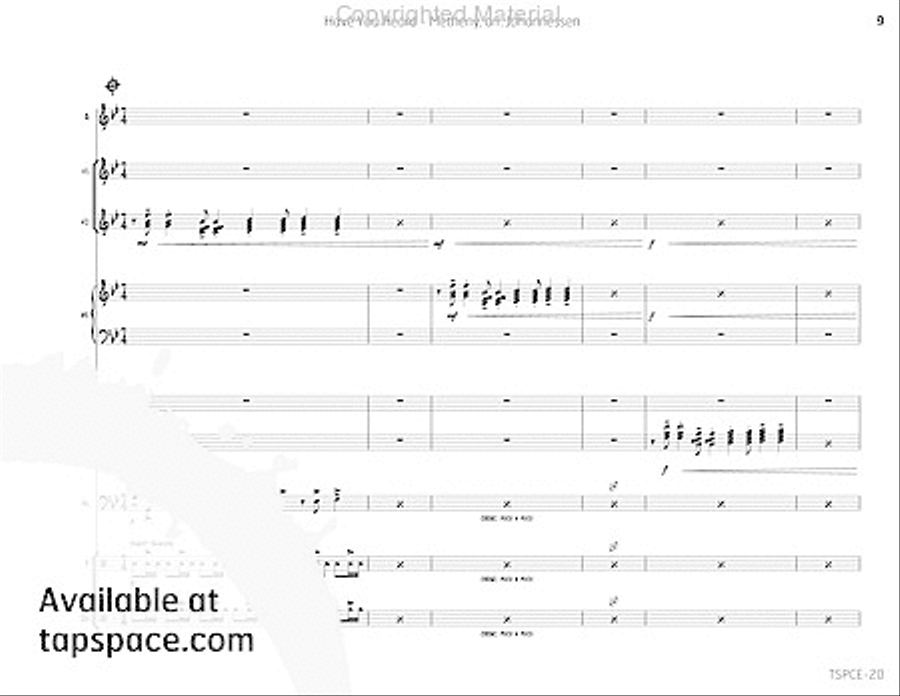 Have You Heard Percussion Ensemble scores gallery preview page 14