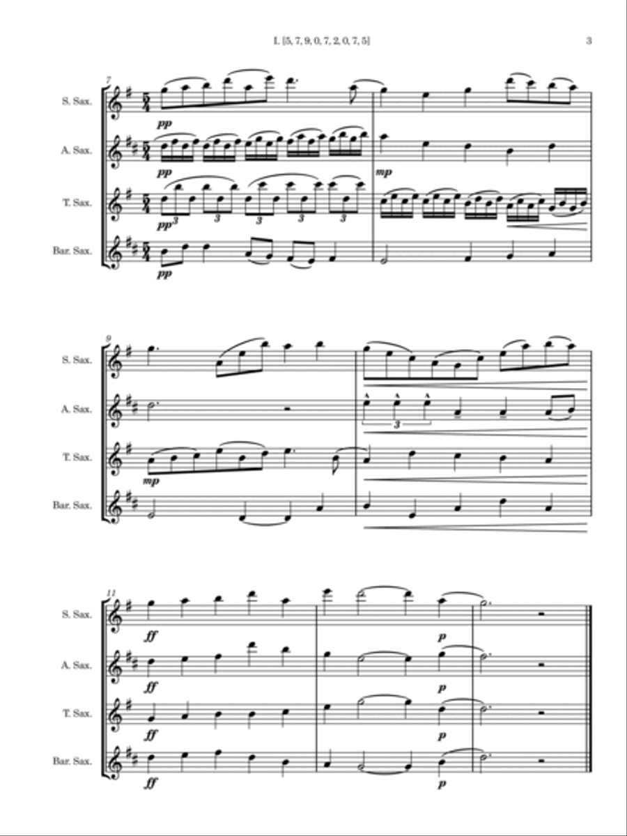 Eigenvectors II Eigenvectors II Woodwind Quartet scores gallery preview page 3