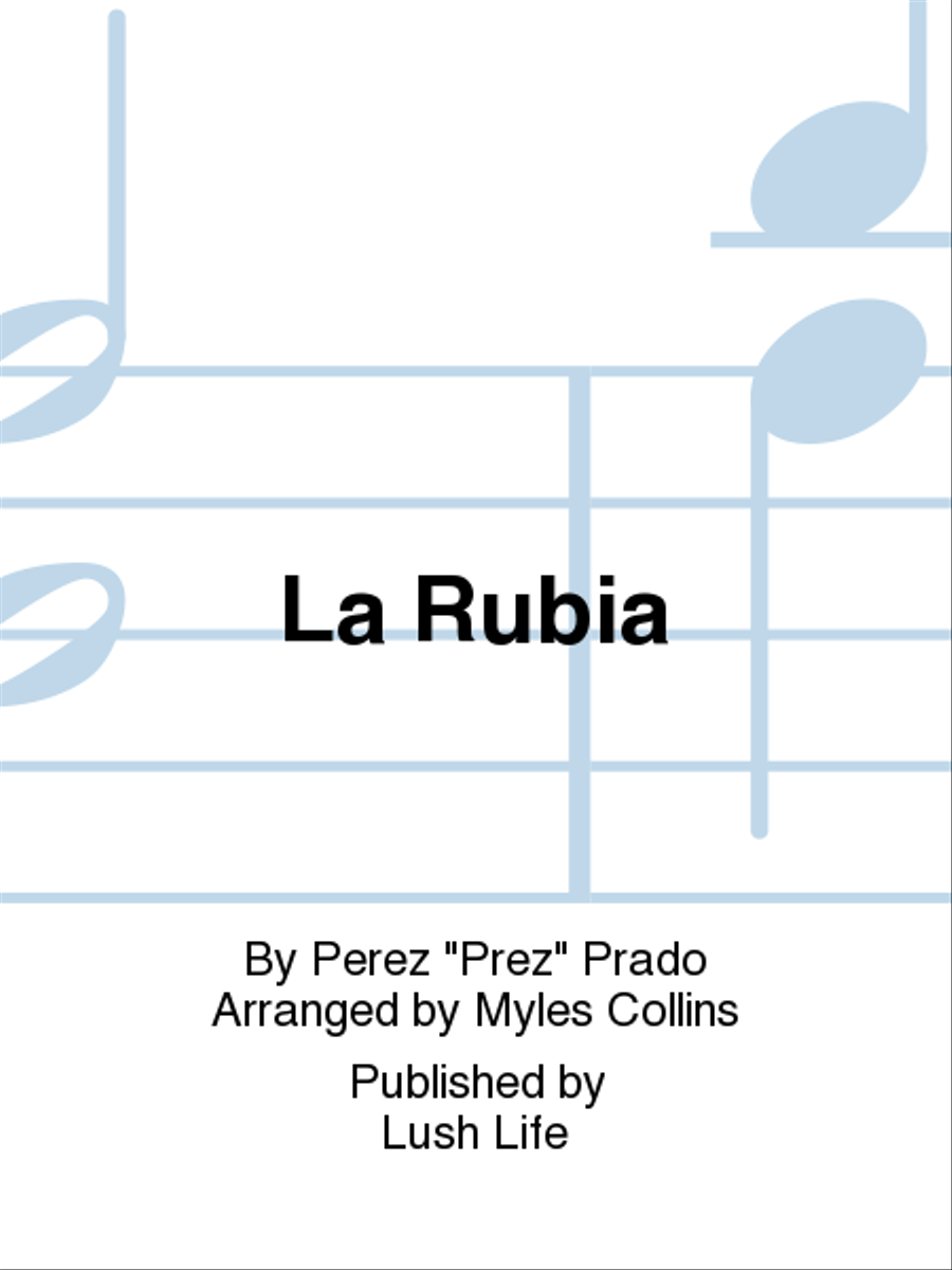 La Rubia Big Band scores gallery preview page 1