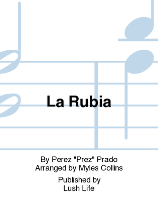 Book cover for La Rubia