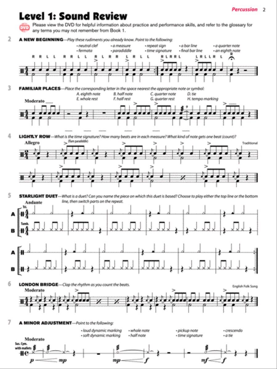 Sound Innovations for Concert Band Concert Band Methods scores gallery preview page 3