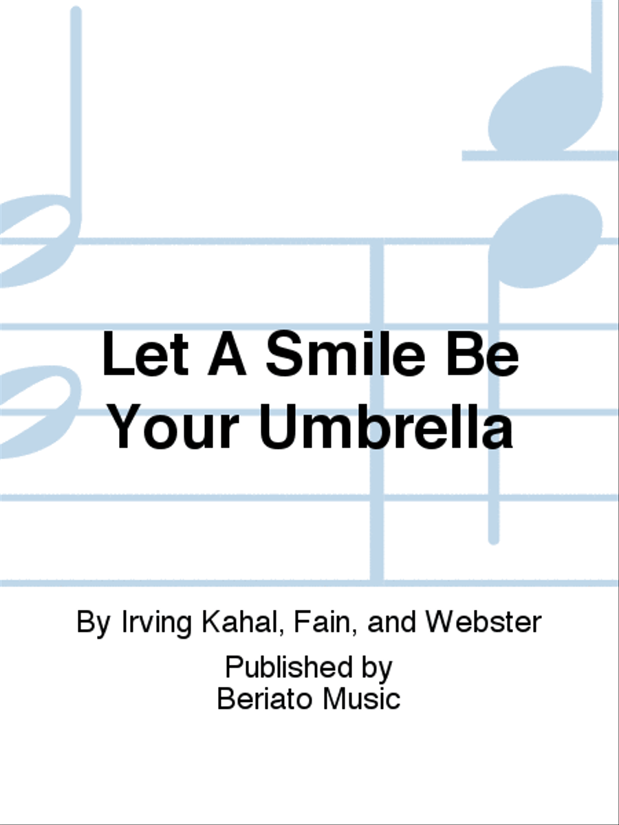 Let A Smile Be Your Umbrella Piano, Vocal, Guitar scores gallery preview page 1