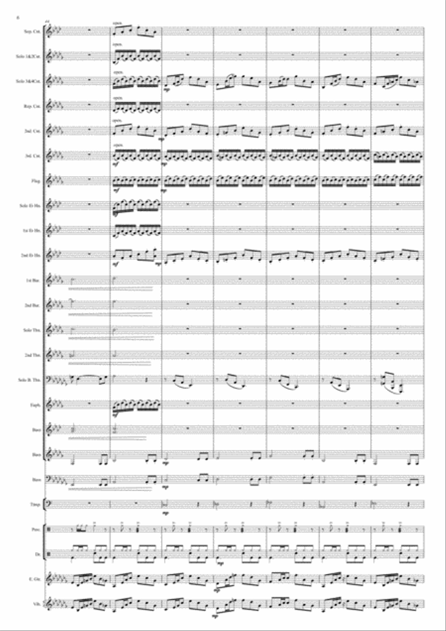 House Of The Rising Sun Brass Ensemble scores gallery preview page 6
