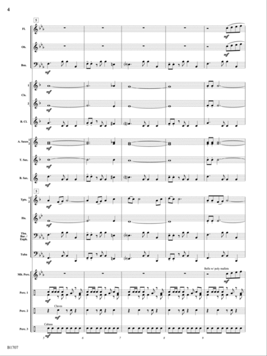 Bossa Brazil: Score Concert Band scores gallery preview page 4